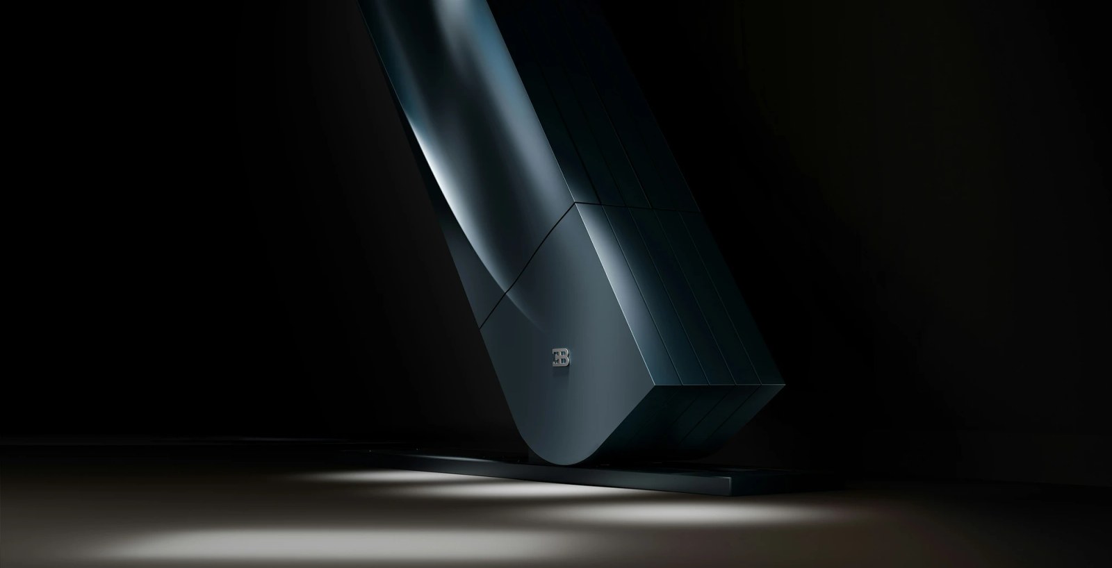 A detail of the carbon fiber elements on the C SEED BUGATTI N1.