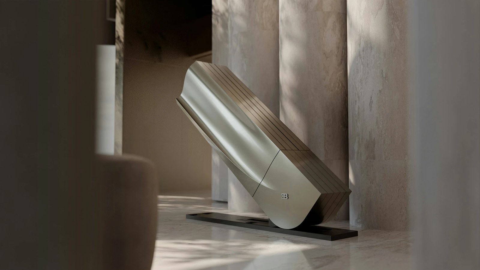 The C SEED BUGATTI N1 integrated into a refined living space, bridging design and engineering.