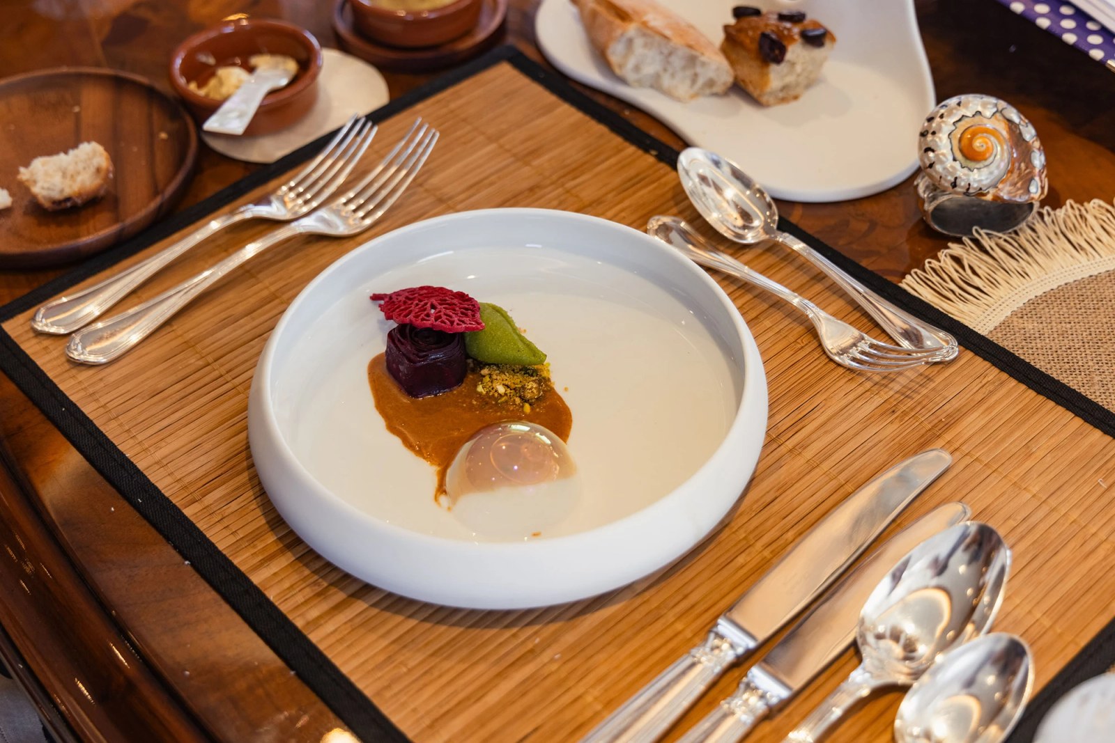 A culinary creation by the chef aboard STARFIRE.