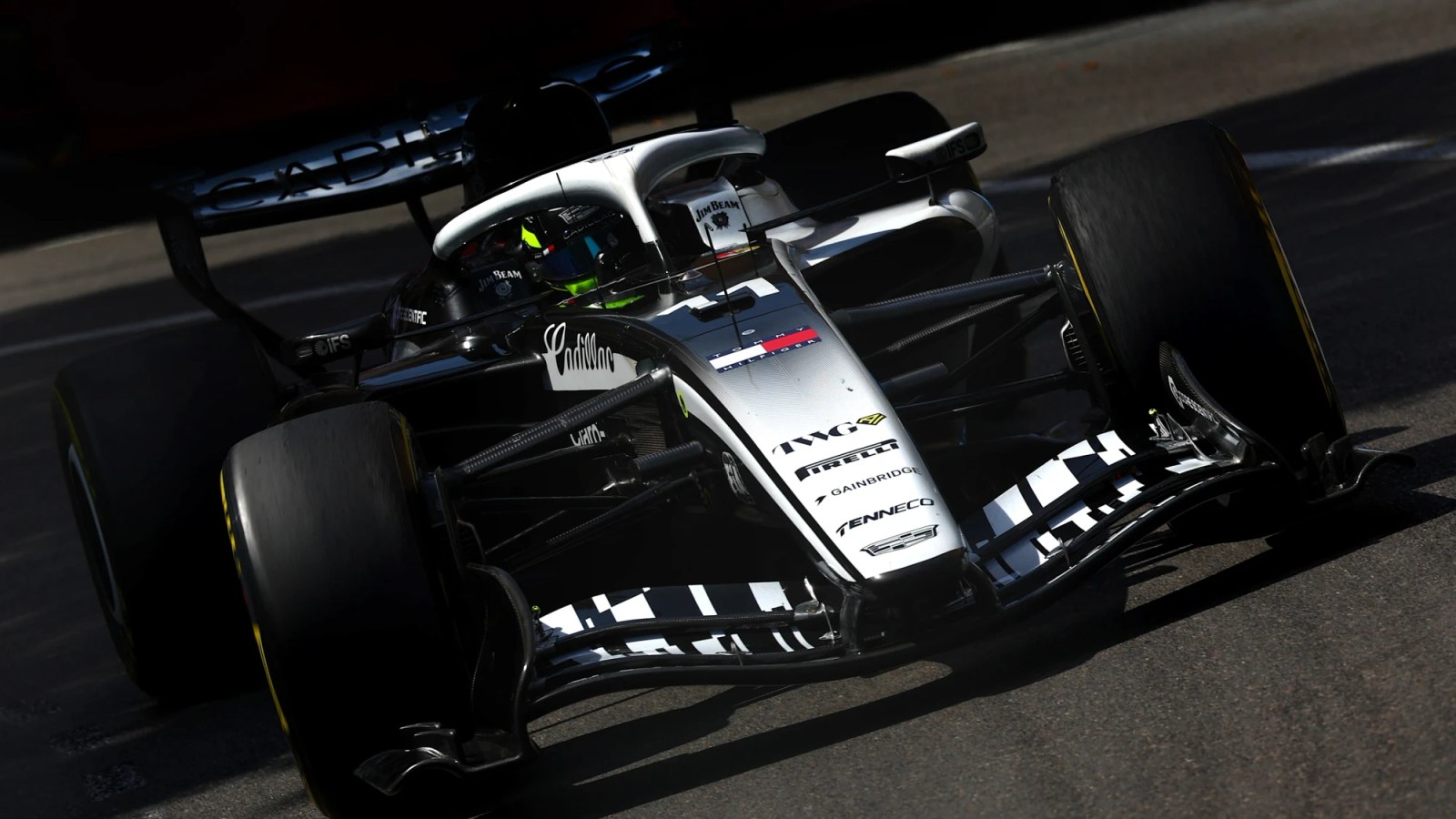 Sergio Perez driving for the Cadillac F1 Team at the Monaco Grand Prix