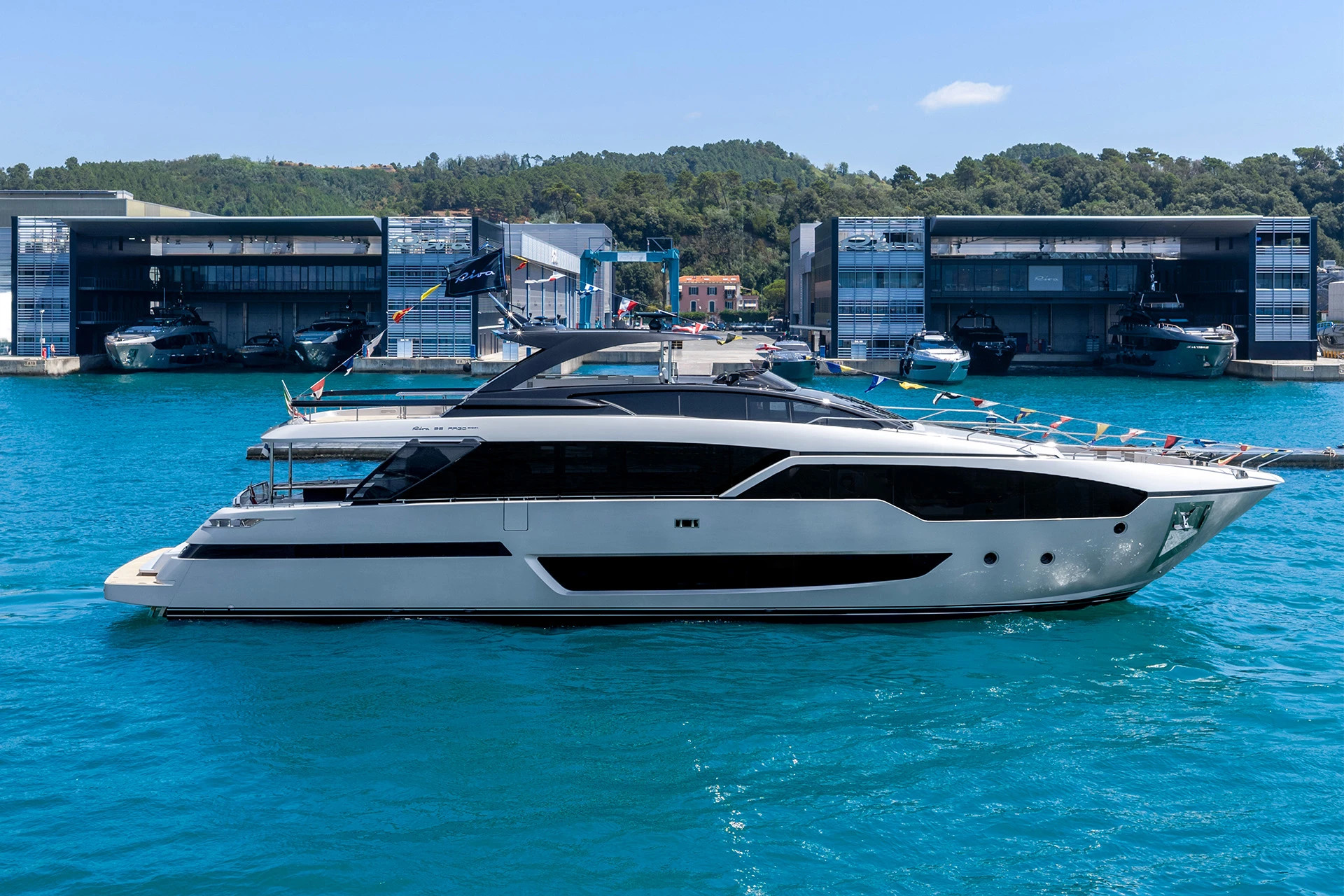 Riva 96’ Argo Super launches in La Spezia with new layout