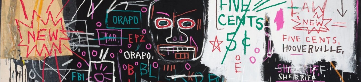 [Items in Shopping Bag:0](https://www.sothebys.com/en/bag) | - [Created with Sketch.](https://twitter.com/intent/tweet?url=https://www.sothebys.com/en/articles/basquiats-monumental-museum-security-broadway-meltdown-to-highlight-sothebys-may-contemporary-evening-auction-est-in-excess-of-45m&text=Basquiat%27s%20Monumental%20%27Museum%20Security%20%28Broadway%