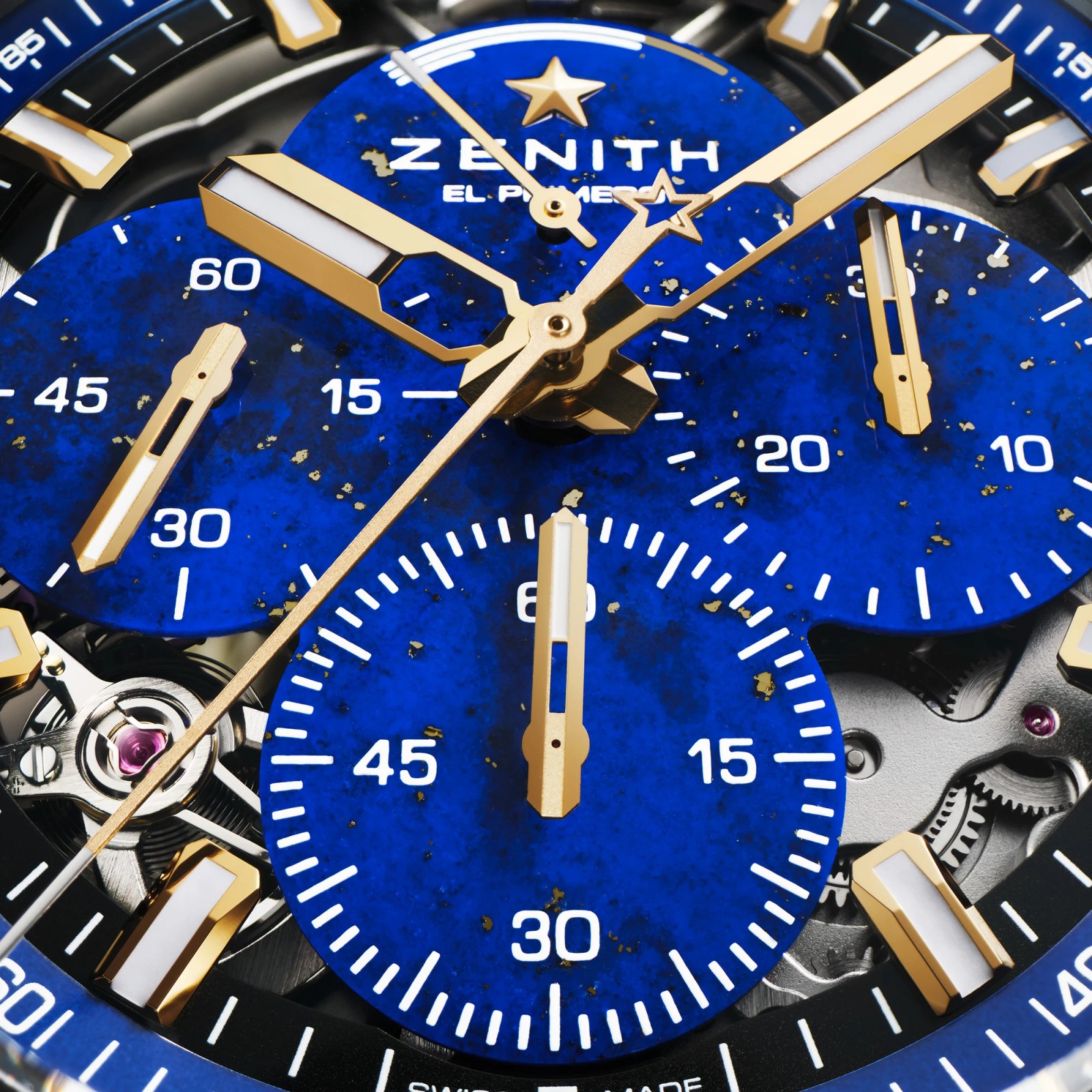 Zenith Puts Ancient Stone Inside a Carbon Chronograph