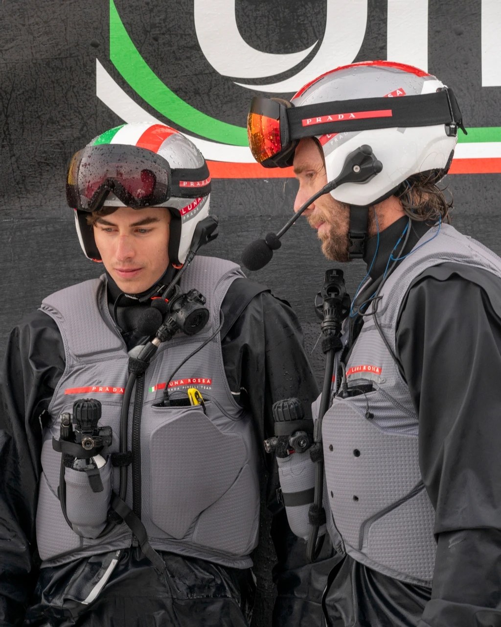 Speaking afterwards Umberto Molineris alluded to the goals for the day saying that it was all about getting the Youth & Women team up to speed in the conditions. The settled ‘primary’ team consisted of Marco Gradoni and Ruggi Tita on co-helm duties supported by Gigi Ugolini and Umberto Molineris. | Luna Rossa Team \| Giulia Caponnetto
