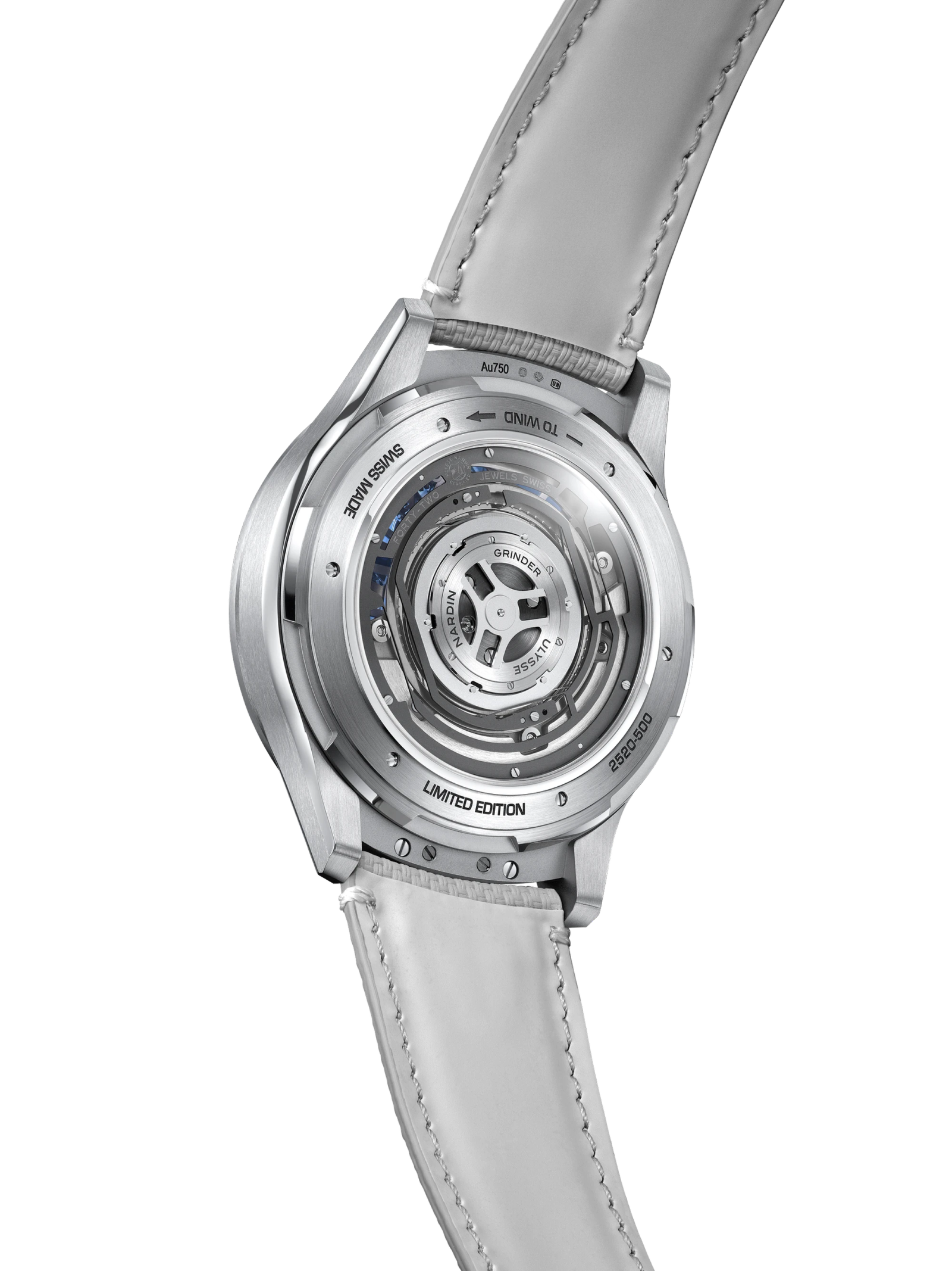 Diagram of the world's smallest gimbal system in the Ulysse Nardin [Super] Freak.