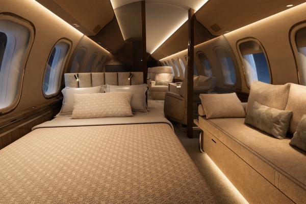 Elie Saab and Bombardier Rethink The Private Jet Cabin