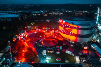 Mercedes Marks 140 Years With a 140-Car Parade and the AMG GT SUV