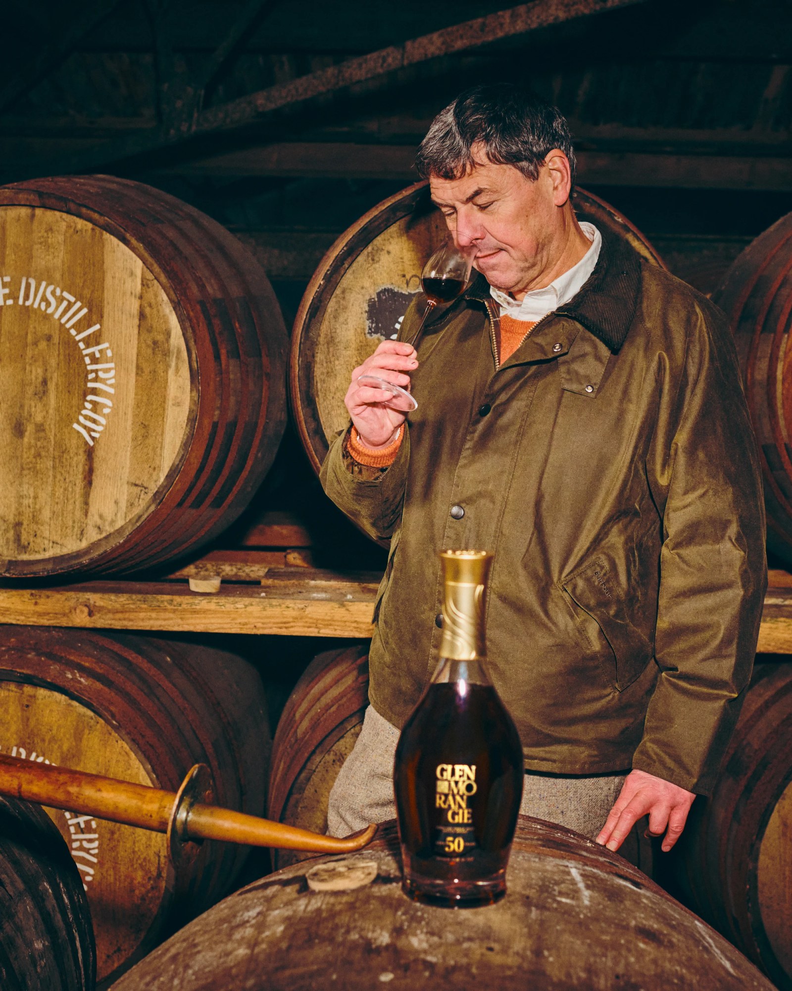 The unique ceramic case designed for the Glenmorangie 50 Years Old