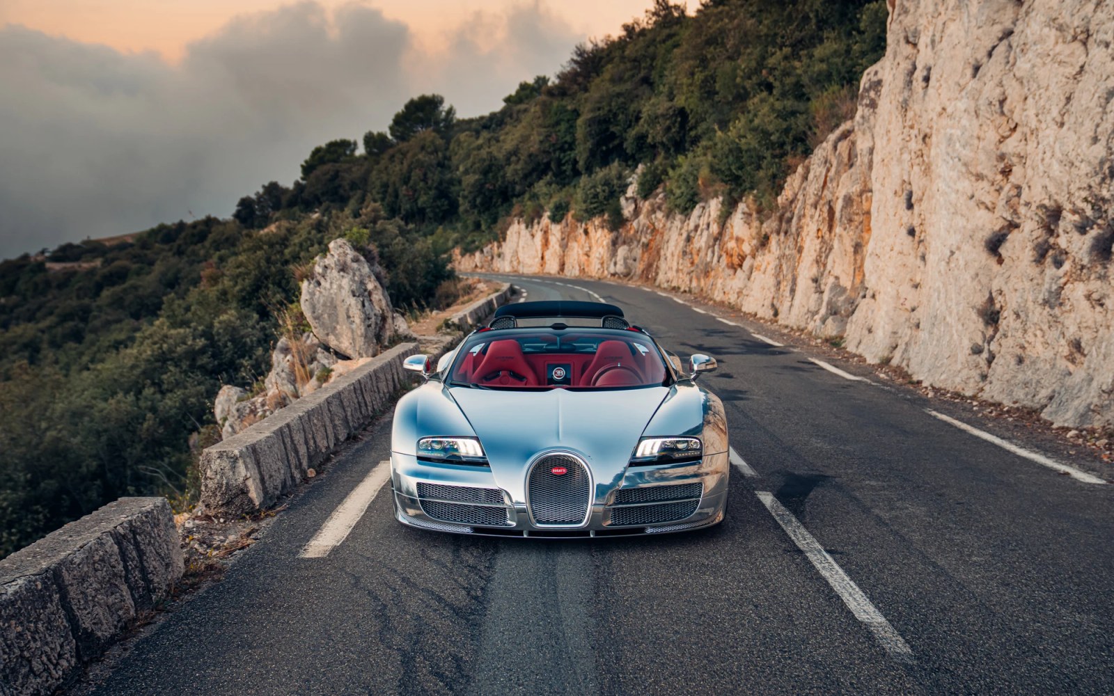 As the light shifts, the polished aluminum body of the BUGATTI VEYRON Grand Sport Vitesse reveals its every contour, transforming the hypercar into...