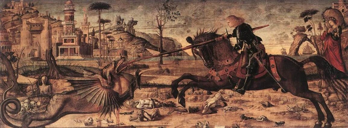 Vittore Carpaccio’s painting cycle at the Scuola di San Giorgio degli Schiavoni in Venice