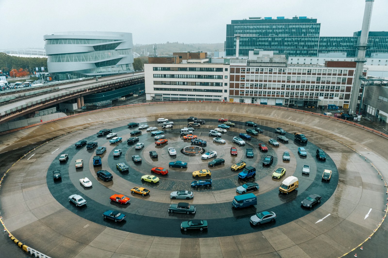 Mercedes Marks 140 Years With a 140-Car Parade and the AMG GT SUV