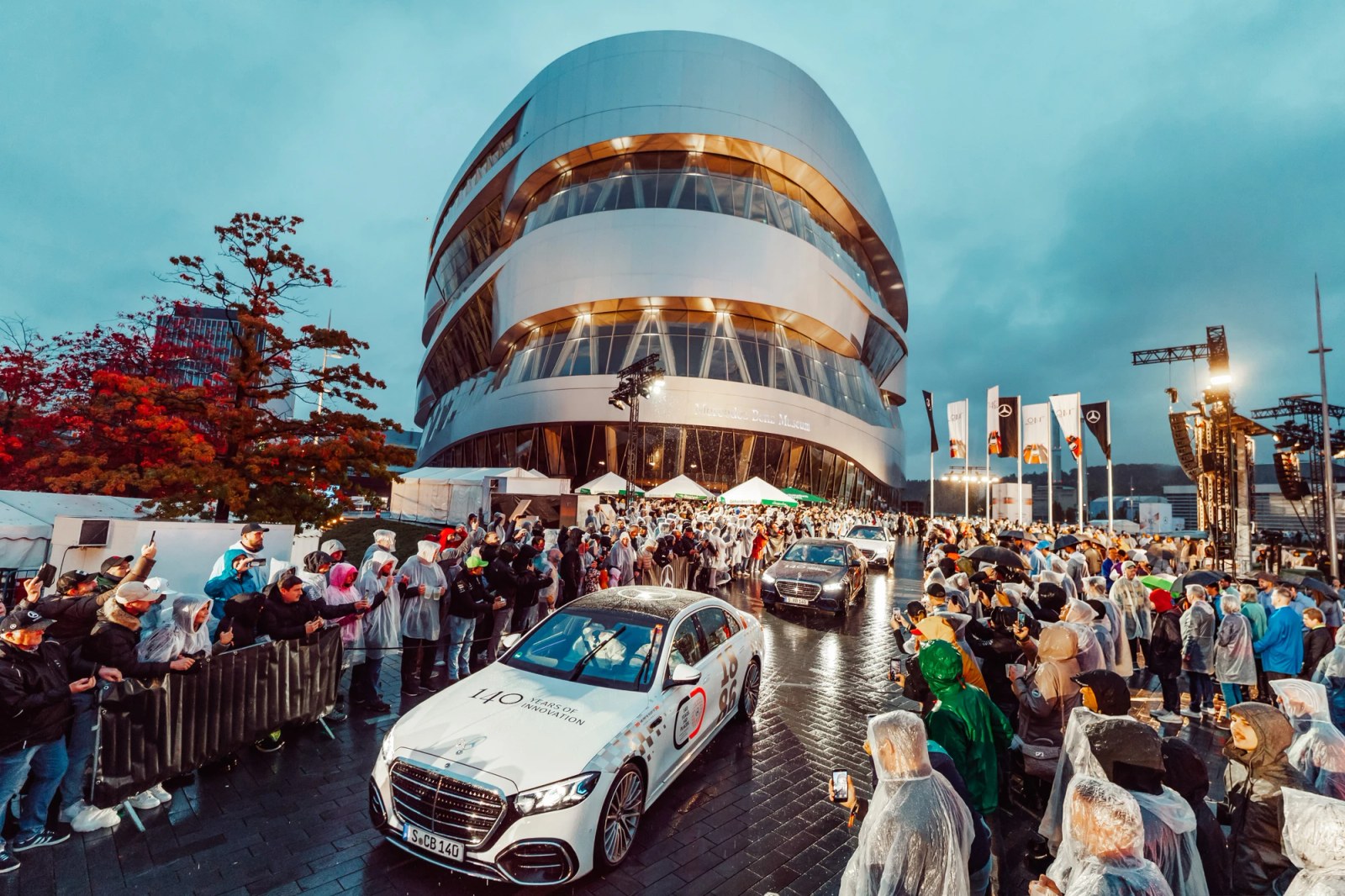 Mercedes Marks 140 Years With a 140-Car Parade and the AMG GT SUV