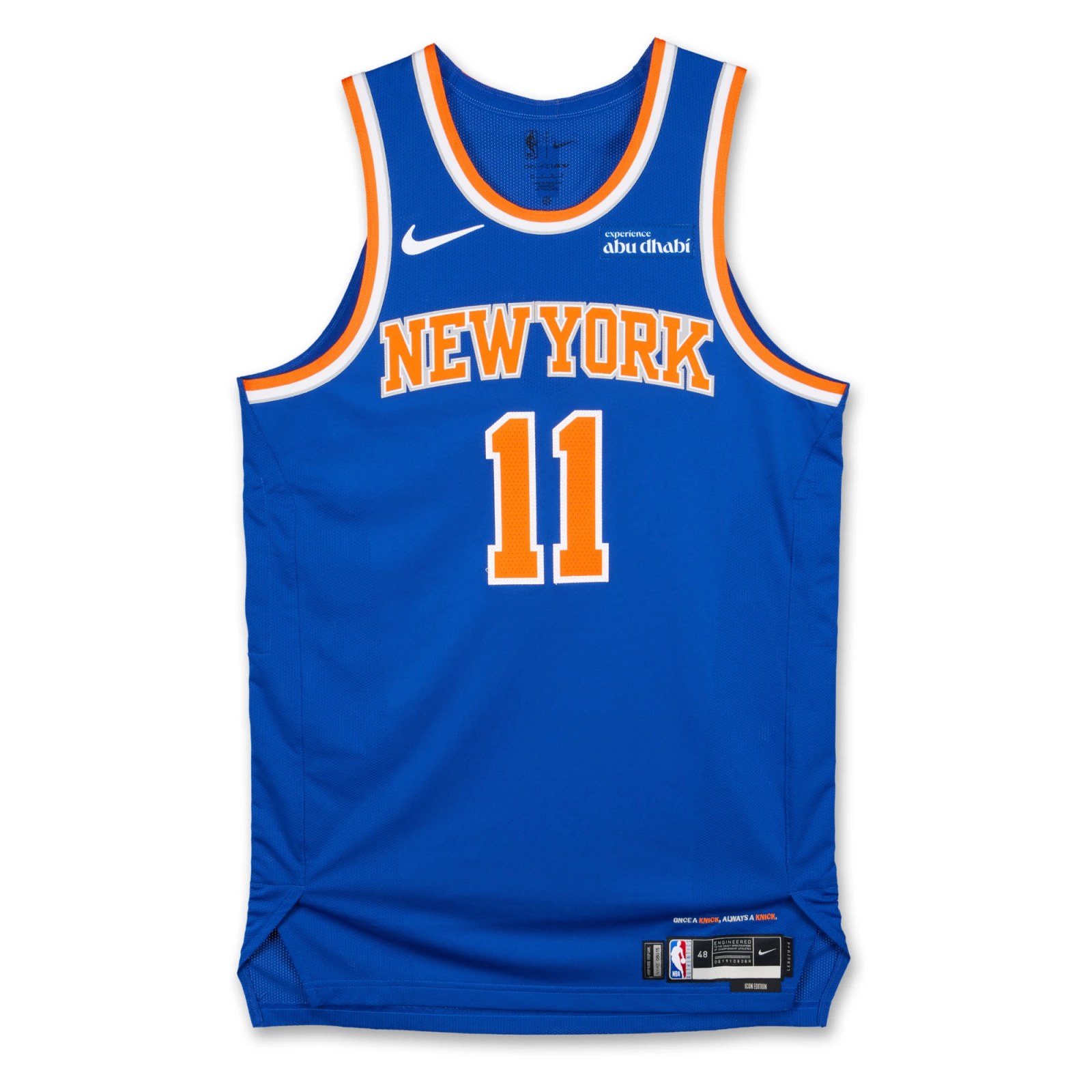 View 1 of Lot 1: Jalen Brunson New York Knicks 2025-2026 Game Worn Icon Edition Jersey | 36 Points 