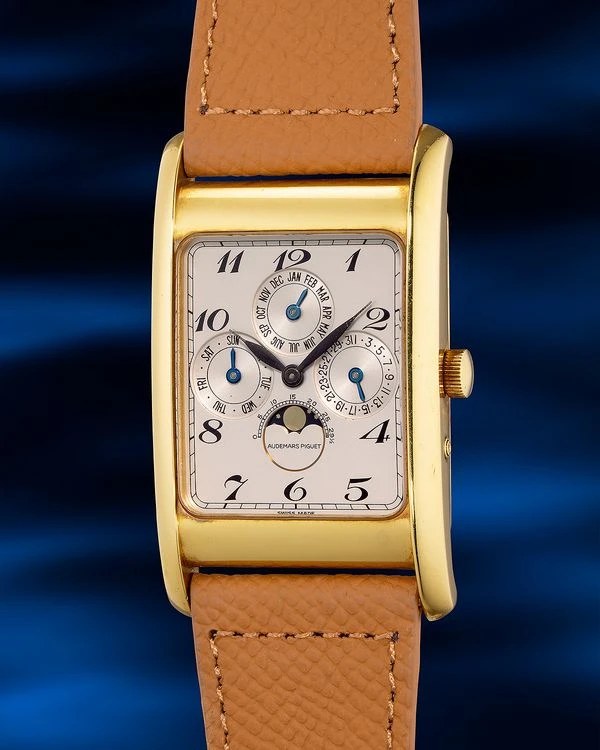 Detail of an Audemars Piguet skeletonized watch